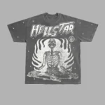 Black Hellstar Studios Inner Peace T-Shirt - Hellstar Hoodies