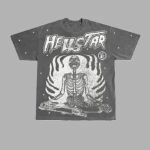 Black Hellstar Studios Inner Peace T-Shirt - Hellstar Hoodies