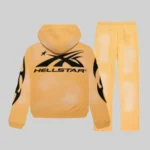 Yellow Hellstar Sport Tracksuit - Hellstar Hoodies