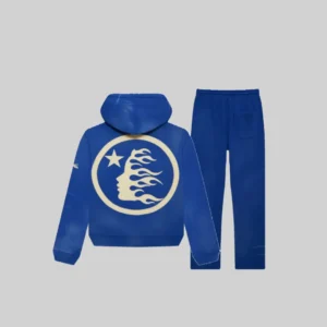 Blue Hellstar No Guts No Glory Tracksuit - Hellstar Hoodies