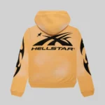 Yellow Hellstar Sports Zip-Up Hoodie -Hellstar Hoodies