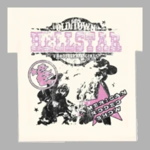 Cream Hellstar American Rodeo Show T-Shirt