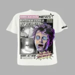 White Hellstar Breaking News T-Shirt