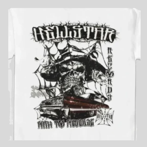 White Hellstar Records Path T-Shirt