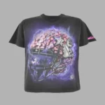 Black Hellstar Studios Brain Helmet T-Shirt