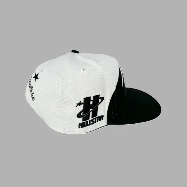 Off White/Black Shark Teeth Snapback