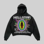Black Hellstar Stay in Peace Hoodie - Hellstar Hoodies