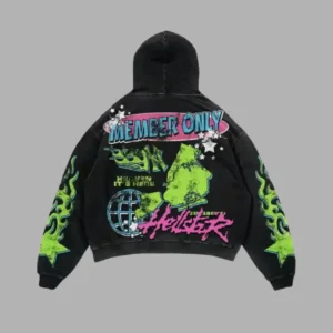 Black Hellstar Liberty City of Love Hoodie - Hellstar Hoodies