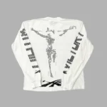 White Hellstar Scoreboard Long Sleeve T-Shirt - Hellstar Hoodies