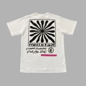 White Hellstar Smile Tee - Hellstar Hoodies