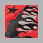 Red/Black Hellstar Thriller Track Jacket - Hellstar Hoodies