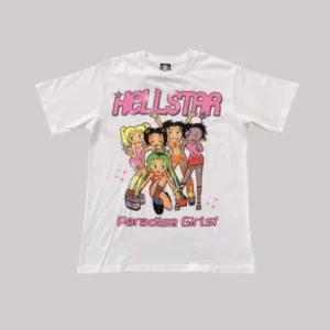 White Hellstar Paradise T-Shirt - Hellstar Hoodies