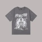 Hellstar Flaming Skeleton T-Shirt