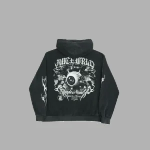 Black Hellstar x Juice World Hoodie - Hellstar Hoodies