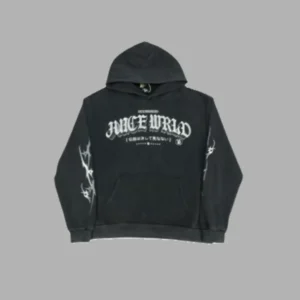 Black Hellstar x Juice World Hoodie - Hellstar Hoodies