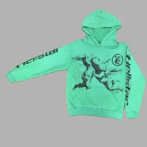 Green Hellstar Capsule 7 Hoodie Path to Paradise