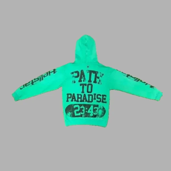 Green Hellstar Capsule 7 Hoodie Path to Paradise