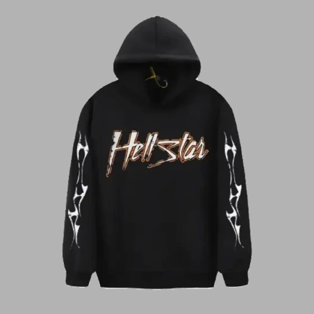 Hellstar 13 Black Hellstar Studios Flame Hoodie