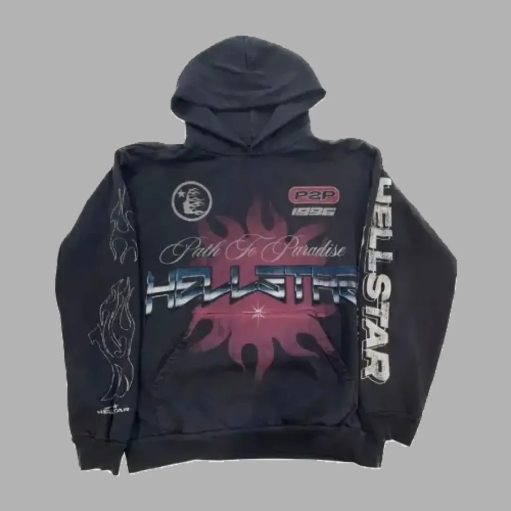 Black Hellstar Spiritual Olympics Hoodie