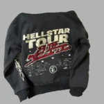 Grey Hellstar Tour Kids Long Sleeves Hoodie