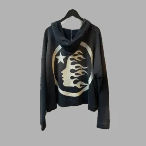 Black Hellstar Vintage Washed Hoodie