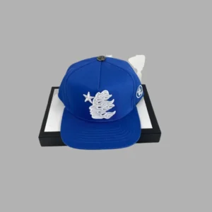 Blue Hellstar Fitted Hat