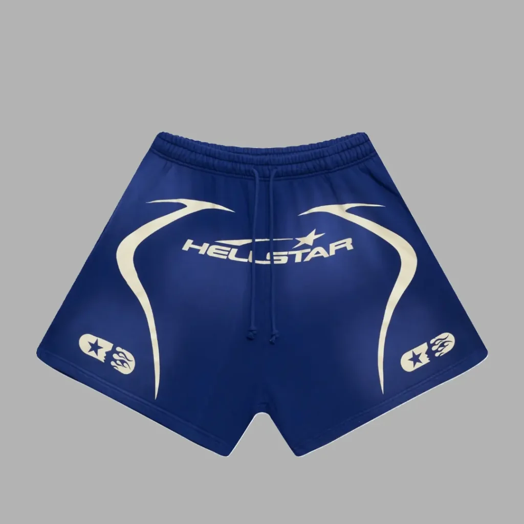 Hellstar 89 Blue Hellstar Warm Up Shorts
