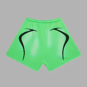Green Hellstar Warm Up Shorts