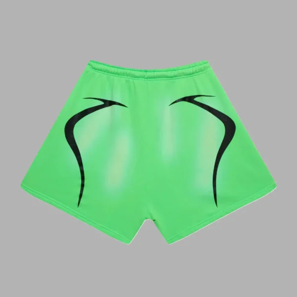 Green Hellstar Warm Up Shorts