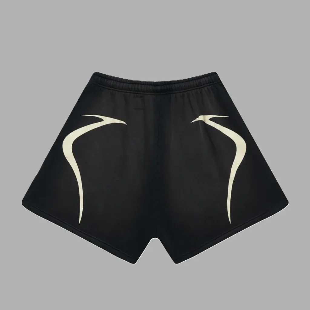 Black Hellstar Warm Up Shorts