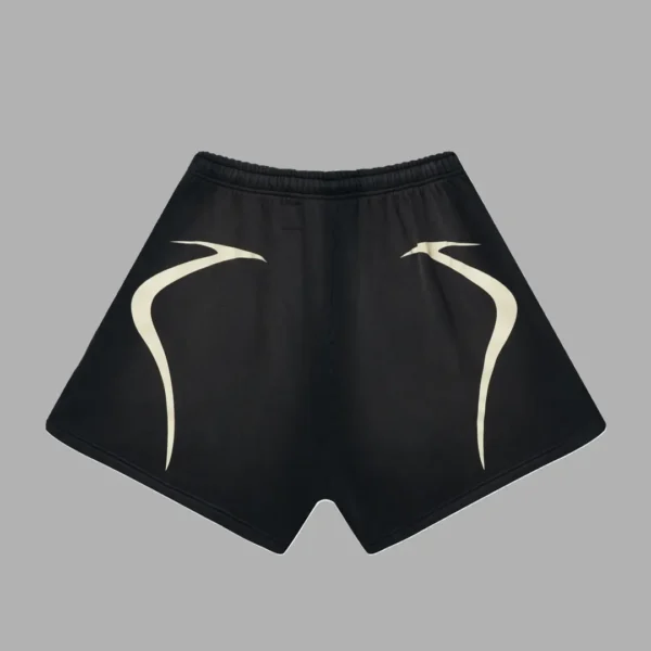 Black Hellstar Warm Up Shorts
