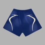 Blue Hellstar Warm Up Shorts