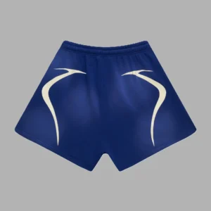Blue Hellstar Warm Up Shorts
