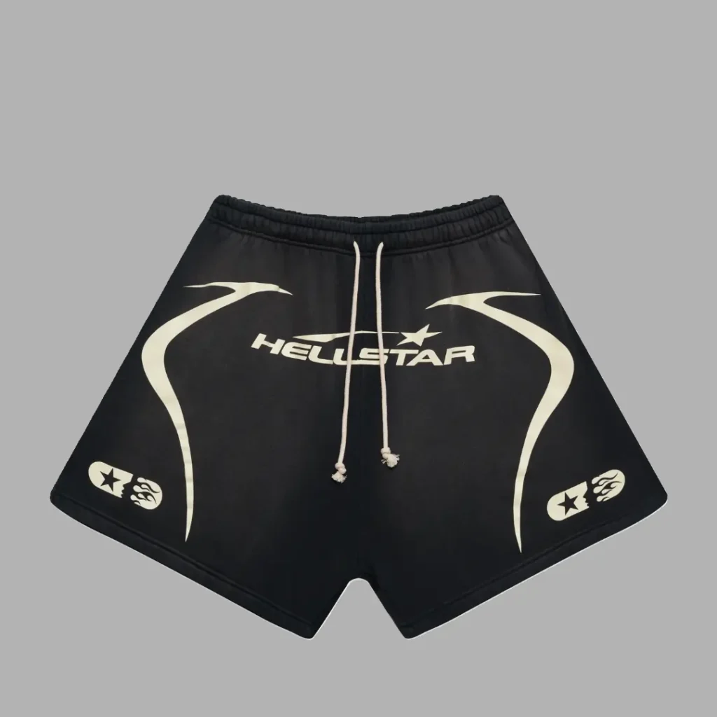 Hellstar 87 Black Hellstar Warm Up Shorts