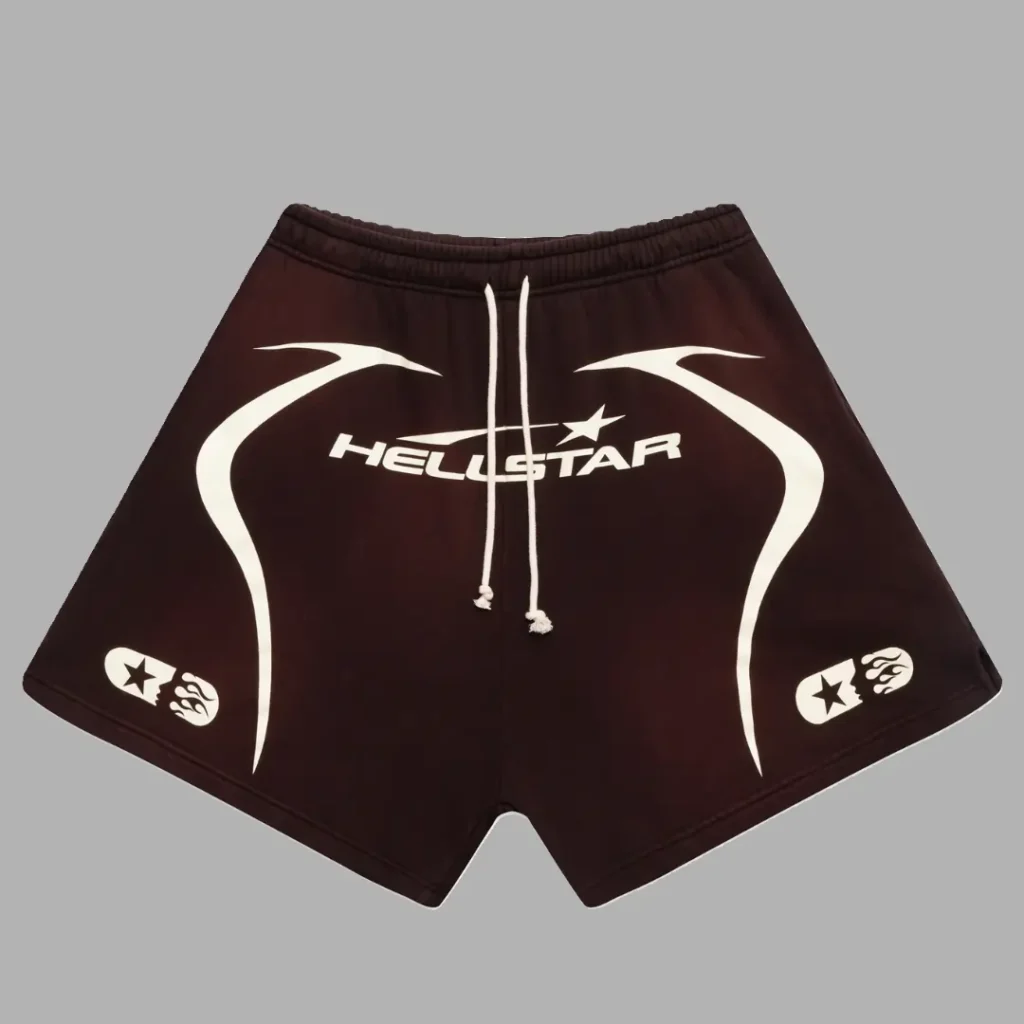 Hellstar 91 Brown Hellstar Warm Up Shorts