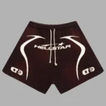 Brown Hellstar Warm Up Shorts