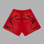 Red Hellstar Warm Up Shorts