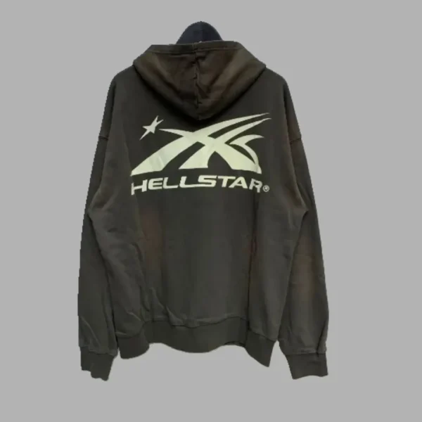 Men's Grey Hellstar Sports Zip-Up