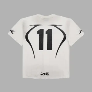 White and Black Hellstar Warm Up T-Shirt